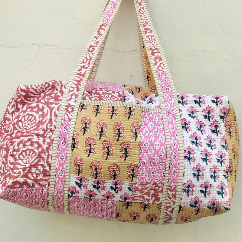 Printed Quilted Handbags - Assorted Prints