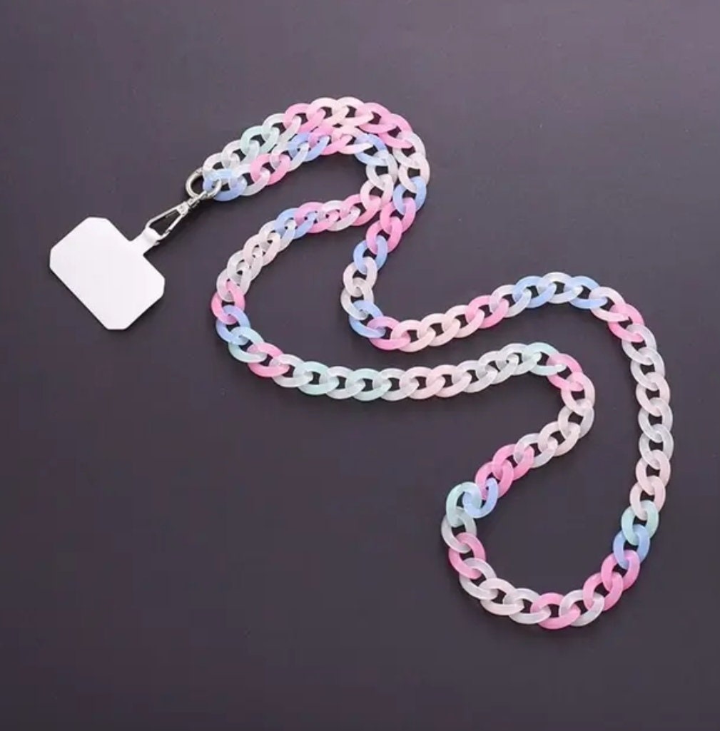 Cordon Téléphone Bandoulière Perles Colorées - Longueur 120cm, Nylon Solide, Anti-perte Pour Sac, Portable, Appareils