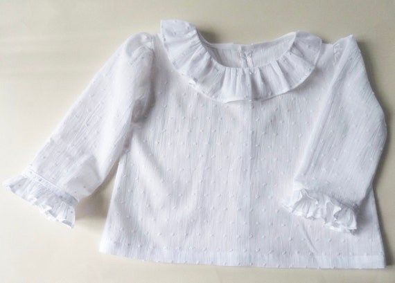 frill collar top