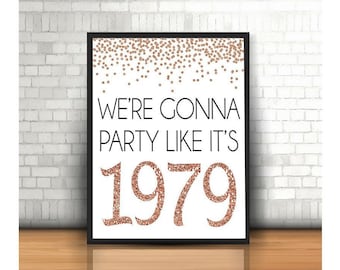 40th birthday etsy