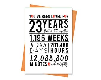 Happy 23rd Birthday Etsy