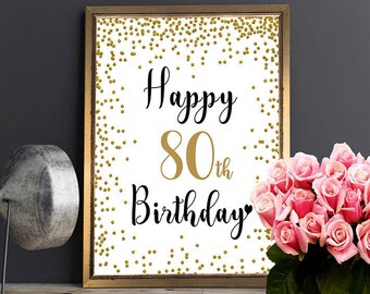 happy 80th birthday etsy