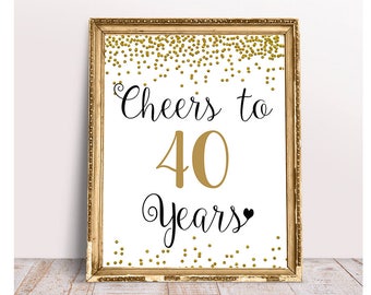40th anniversary etsy
