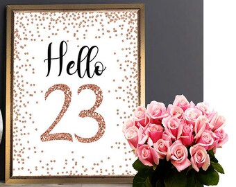 Happy 23rd Birthday Etsy Happy 23rd Birthday Etsy