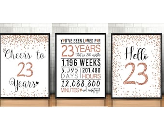 Happy 23rd Birthday Etsy