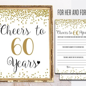 Pack 60e anniversaire, jeu 60e anniversaire, feuille d'activité 60e anniversaire, Bravo à 60 ans, signe de fête 60e anniversaire, jeu de fête 60e anniversaire