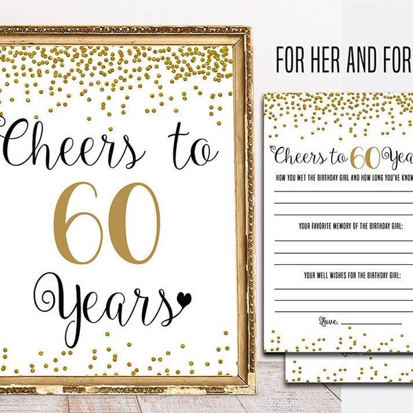 60th Birthday Party - Etsy