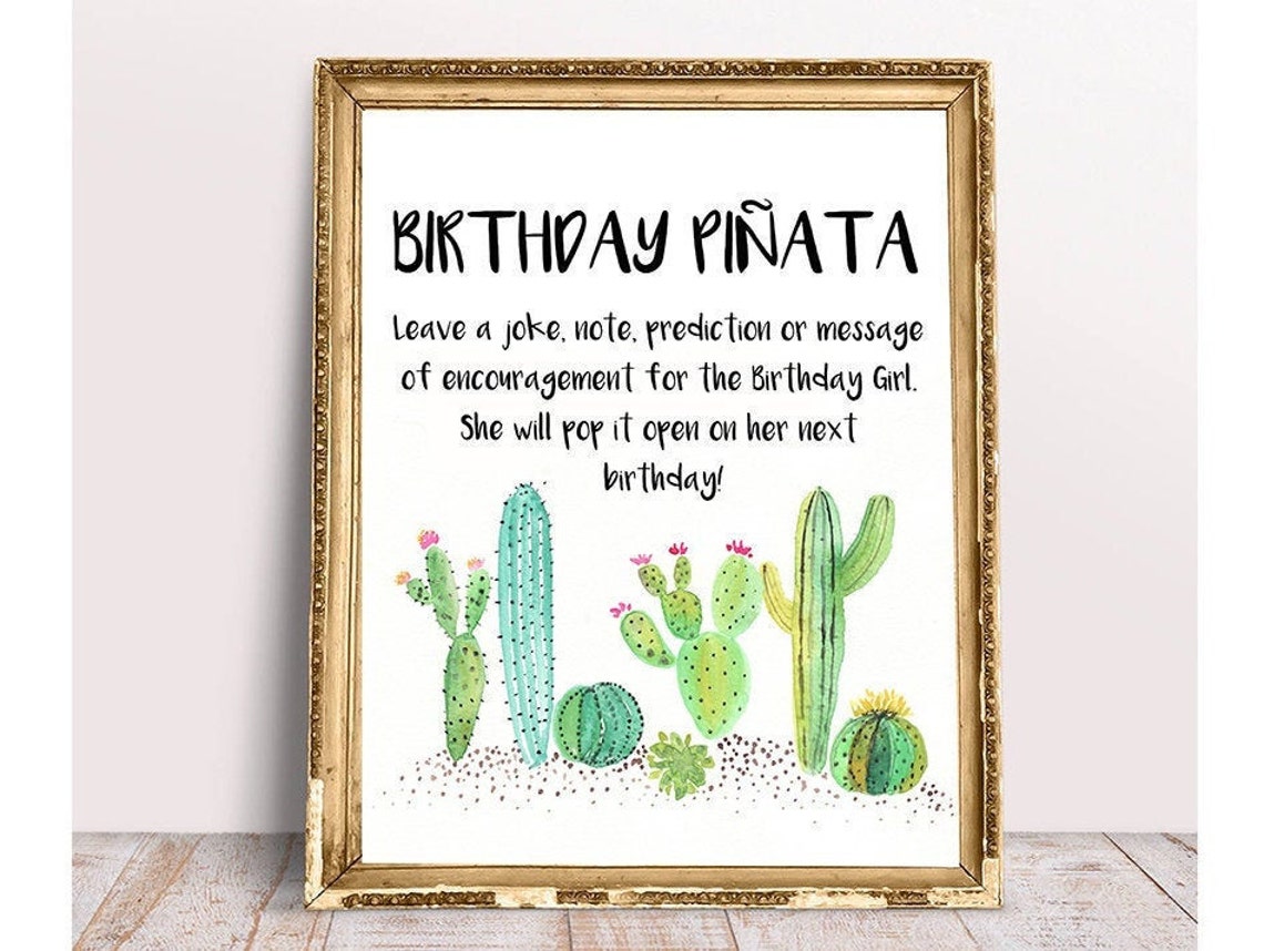 Birthday Pinata Anniversary Pinata Leave a Joke Idea or Dare | Etsy