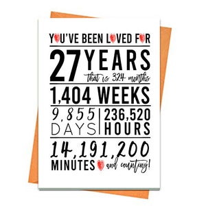 27e verjaardagskaart, afdrukbare verjaardagskaart, 27e verjaardag afdrukbaar, wenskaart printables, rode 26e verjaardag, 26e hart verjaardag print