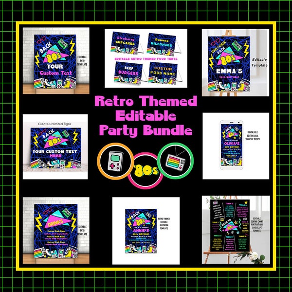 80s Party Decoration - Etsy