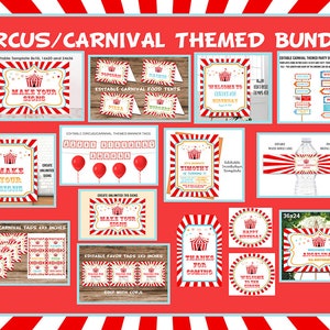 Great Fun etc: Carnival Party Prep and Printables