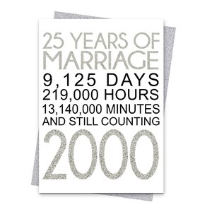 2000年記念カード、銀婚式25周年記念カード、印刷可能、25周年記念、グリーティングカード印刷可能、銀婚式25周年記念カード、ギフト