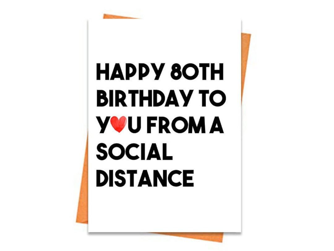 Funny Birthday Card Printable 80th Birthday Card Topical - Etsy