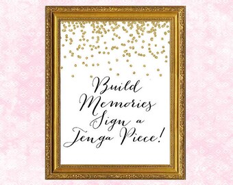 Sign a Jenga Piece - Etsy