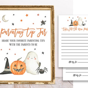 Ratschläge für die Eltern, Ratschläge für werdende Eltern, Wünsche für die werdenden Eltern, Halloween-Babyparty-Spiele, Kürbis-Erziehungsratschläge