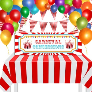 Carnival Theme Party Bundle, Circus Birthday Party Decor Printable Pack, carnival party, kids birthday party, summer party, county fair