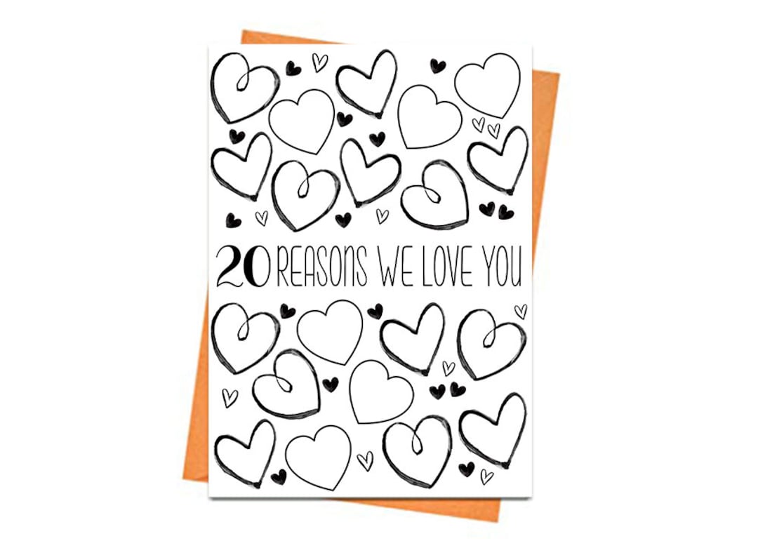20th Birthday Card, Printable Birthday Card, 20th Birthday Printables ...