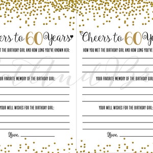 60th Birthday Pack, 60th Birthday Game, 60th Birthday Activity Sheet ...
