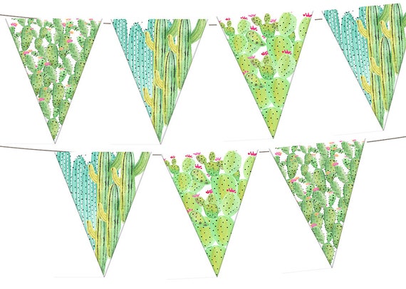 Tropical Cactus Bunting Tropical Cactus Bunting