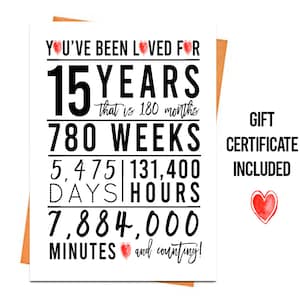 Tarjeta de cumpleaños número 15, tarjeta de cumpleaños de último minuto, imprimibles de cumpleaños número 15, tarjeta de felicitación, cumpleaños número 15 rojo, certificado de cumpleaños, regalo