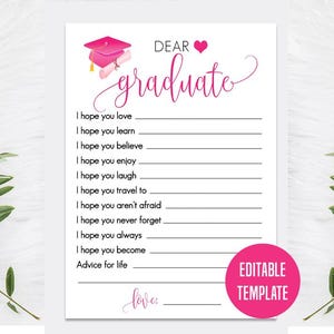 Gioco rosa "Caro laureato", Consigli per laureati, Quiz di laurea, Gioco rosa per la festa di laurea, Attività, Regalo rosa per laureato, Cappello da laureato