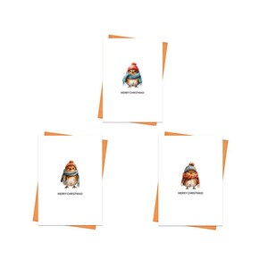 Cartões Robin de Natal para impressão, cartões de inverno, cartão de felicitações de Natal, cartão para Natal, pacote de cartões de Natal, cartão de Natal único