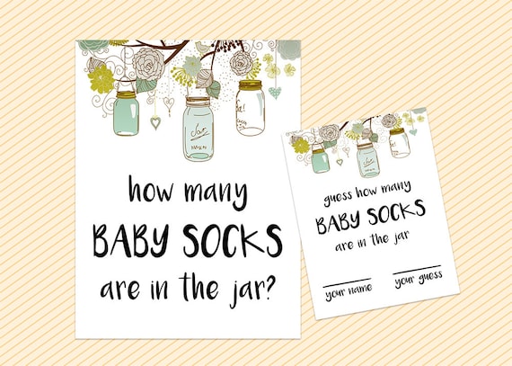 baby shower socks
