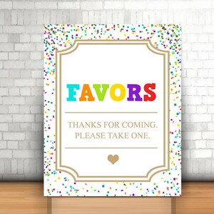 Regenbogen Gastgeschenke, Geschenk zum Ausdrucken, Regenbogen Geburtstag Gastgeschenke Tischschild, Babyparty Dekor, lustiges Schild