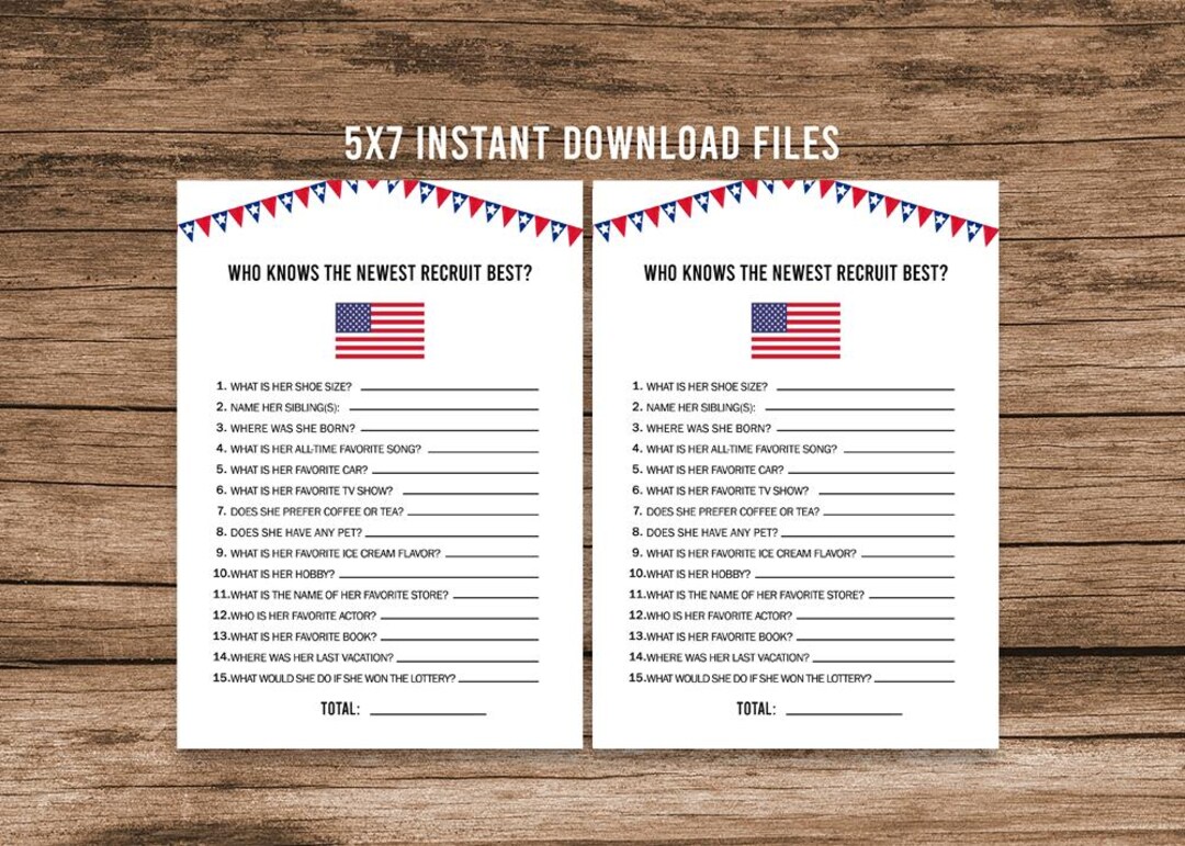 Military Who Knows the Newest Recruit Best Card, for Her, Boot Camp ...