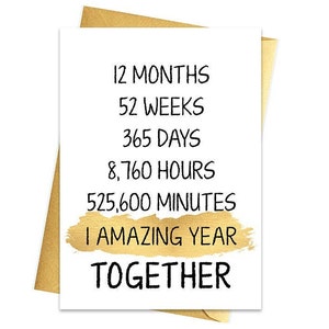 Tarjeta del 1er aniversario, Tarjeta de aniversario imprimible, Imprimibles del 1er aniversario, Imprimibles de tarjetas de felicitación, Tarjeta para el esposo, Archivo de tarjeta de descarga