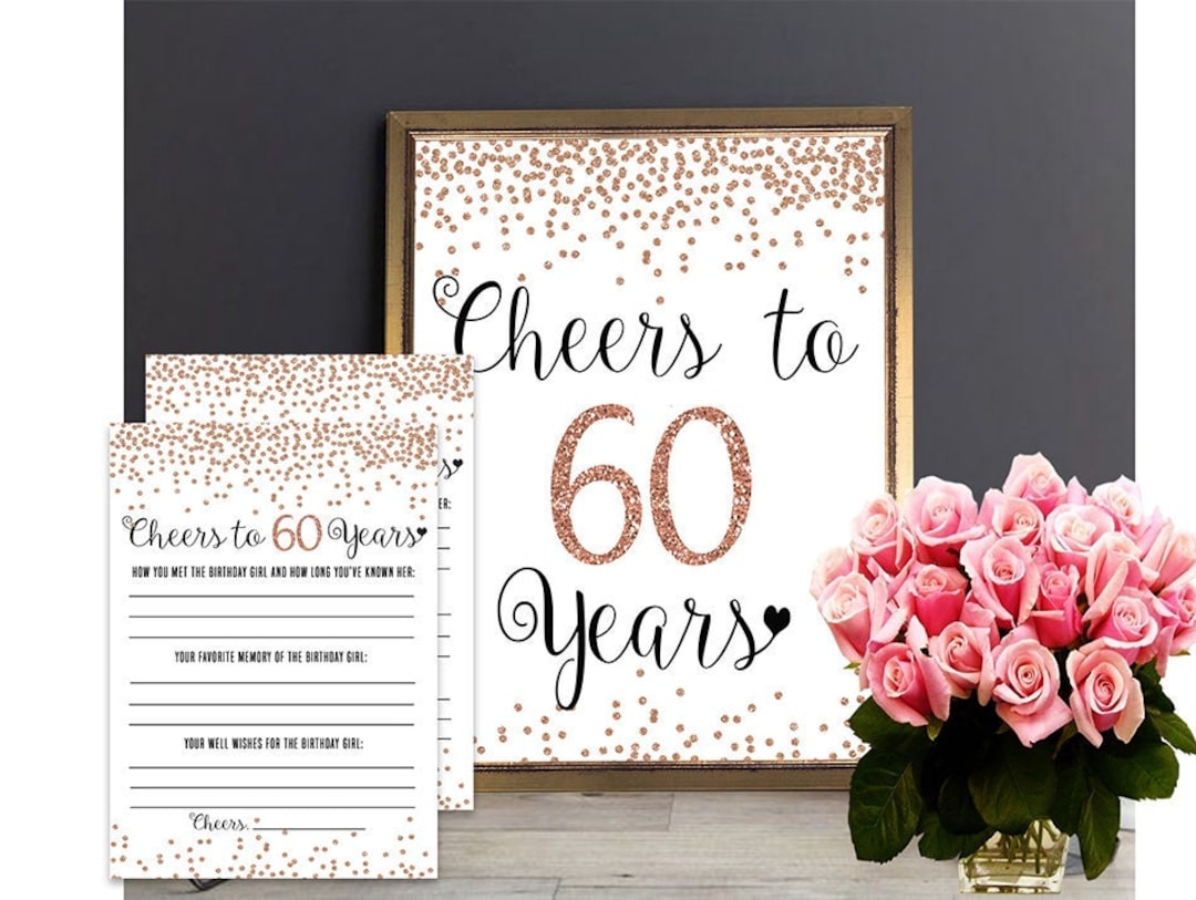 60th Birthday Activity Ideas
 60th Birthday Pack Printable 60th Birthday Game 60th Birthday