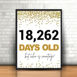 50th Birthday, Cheers to 50 Years, Happy 50th Birthday, 50th Birthday Sign, 50th Anniversary Sign, Gold Birthday Party Decoration, 1970