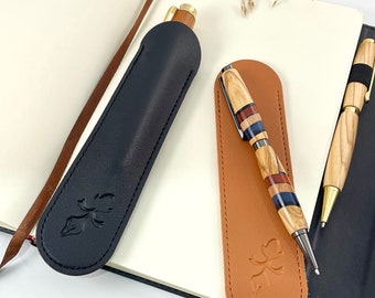 Luxe etui voor balpen, rollerball of vulpen