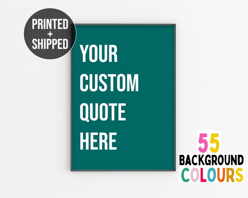 You may have a favorite quote that you keep coming back to, right? Why not put it on your wall so that you can easily look at it every time you want? This typographic print will help you turn your quotes into inspiration art. It’s quite a simple home decor style but surely brightens and brings a positive vibe to your space.