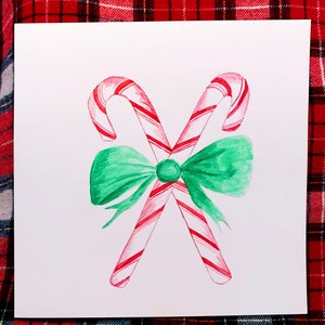 16 hand-painted Christmas cards with envelopes image 3
