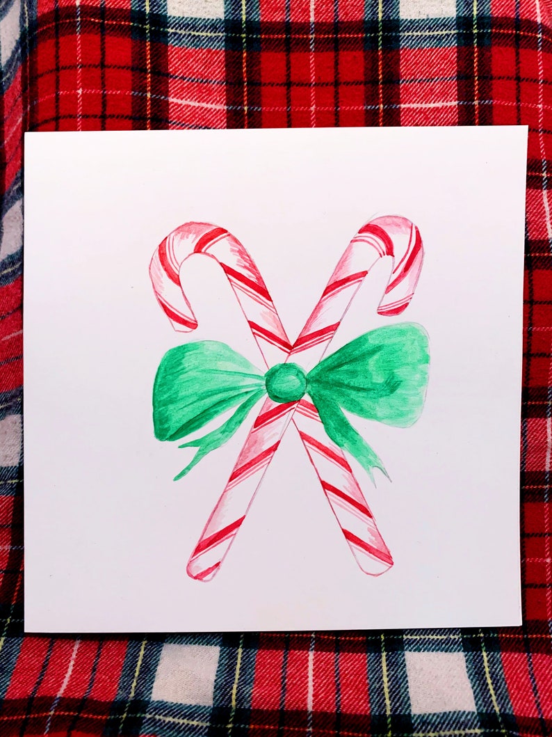 16 hand-painted Christmas cards with envelopes image 3