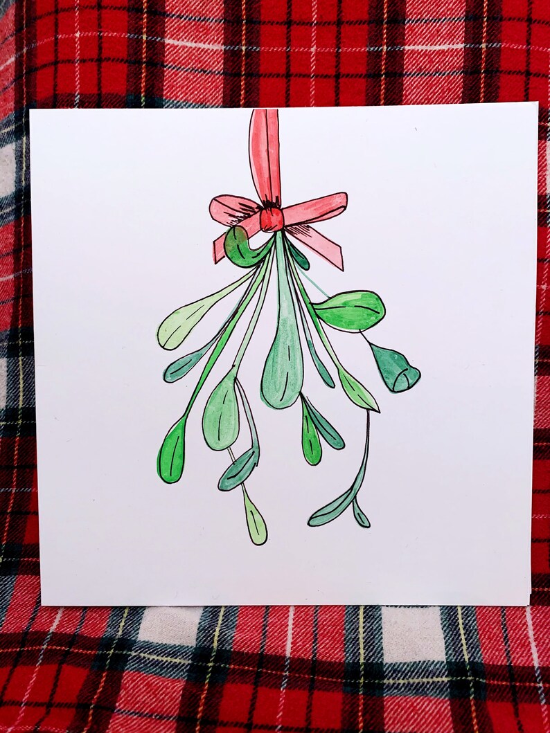 16 hand-painted Christmas cards with envelopes image 2