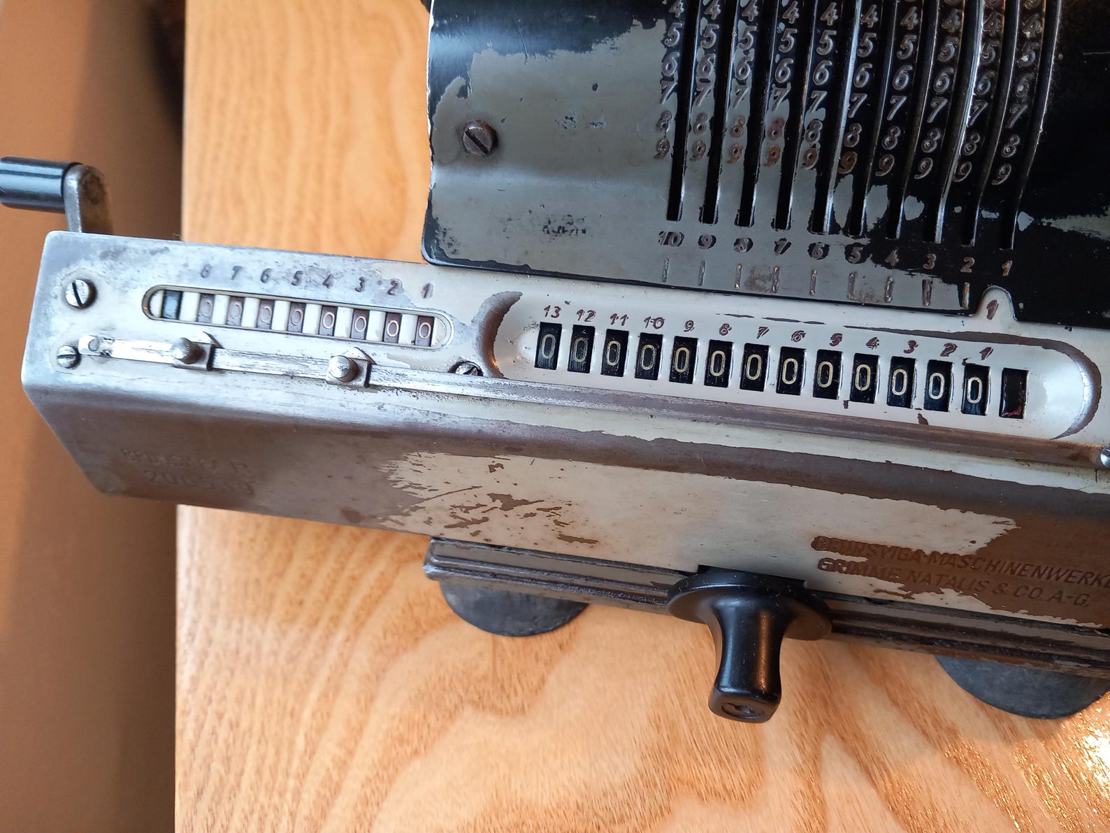 Antique Brunsviga 13 Mechanical Calculator, Made in Germany, Antike ...