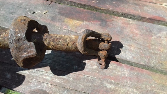 Antique Boat Rusty Anchor , Special Constructed Boat Anchor