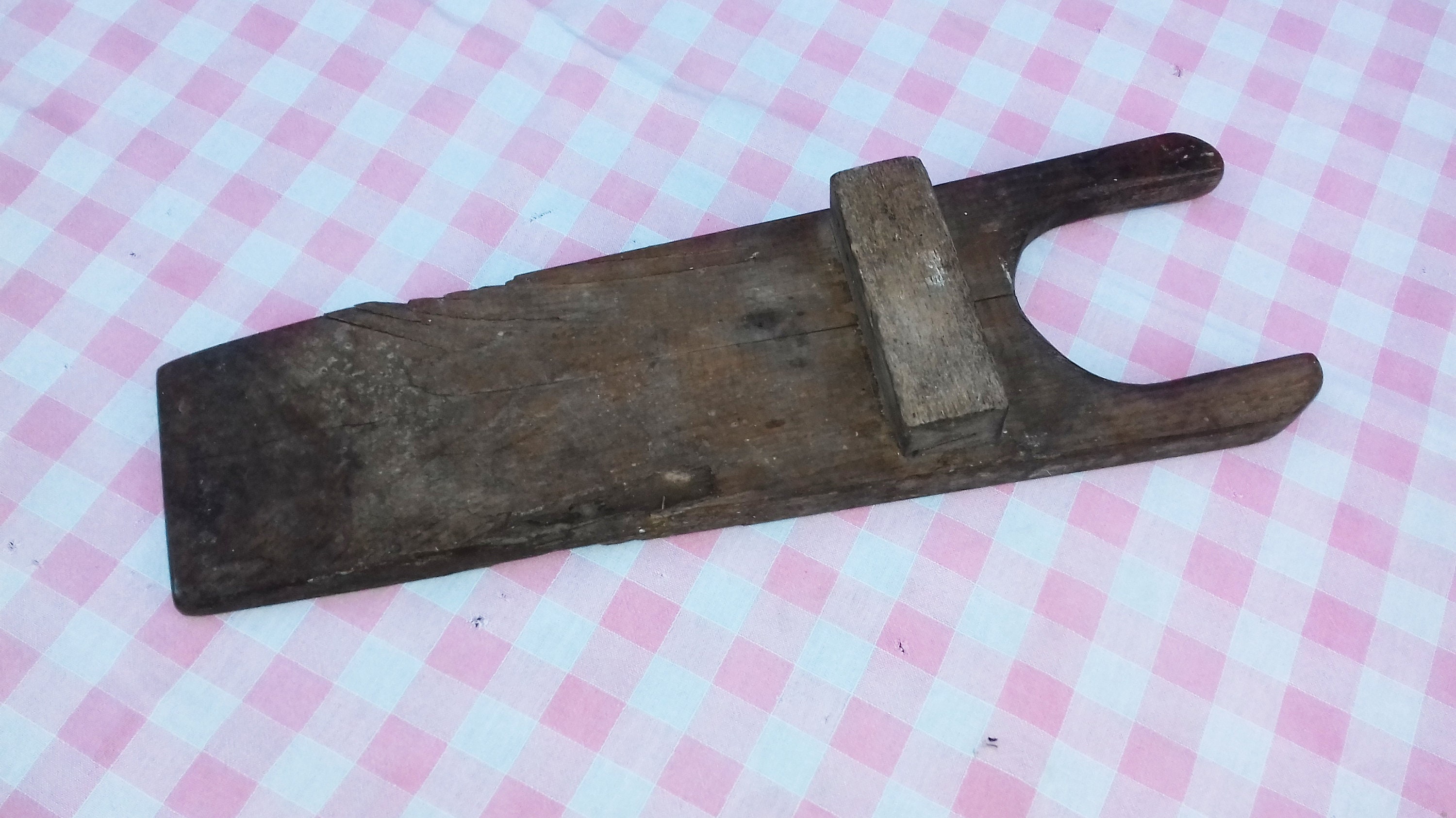 Hand Made Antique Boot Jack, Wood Boot Jack, Primitive