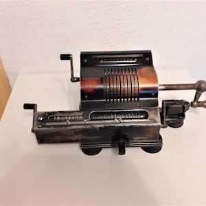 Antique Brunsviga 13 Mechanical Calculator – Working German Pinwheel Machine 1927-1943 – Rare Vintage Office Equipment