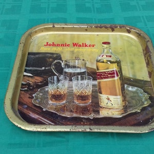Johnnie Walker Old Scotch Whisky トレイ Johnnie Walker Tray - Etsy