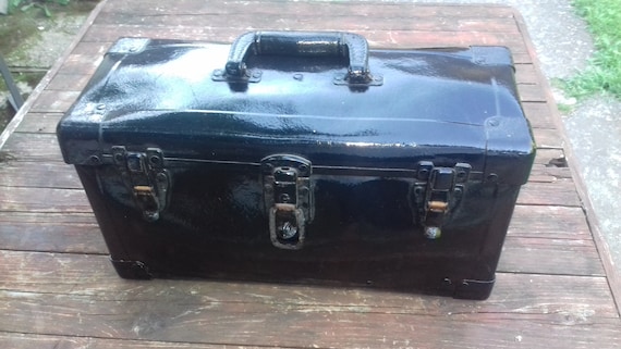 Tool Plastic Briefcase, Tool Bag, Repairman Tool Bag, Hard Plastic Tool Case,  Handyman Tool Bag, Black Tool Briefcase 