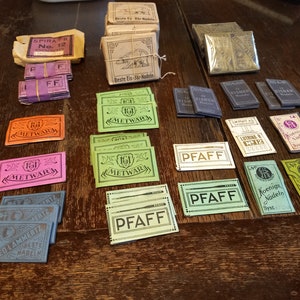 Sewing machine needles set, antique sewing machine needles collection