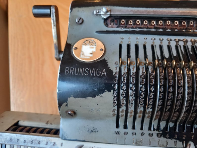 Antique Brunsviga 13 Mechanical Calculator, Made in Germany, Antike ...