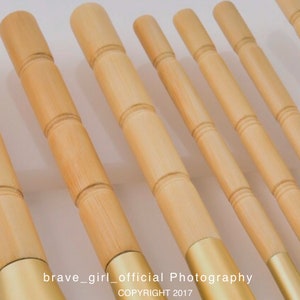 Eco Friendly BAMBOO Makeup Brushes VEGAN and Cruelty Free Multi Makeup Brushes, 10% sales donated to animal charities image 4