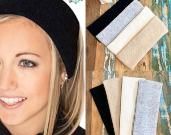 100% Cashmere Headbands, Hairbands, Luxurious, Cosy, Gift Sets Available - part proceeds donated to breast cancer charity