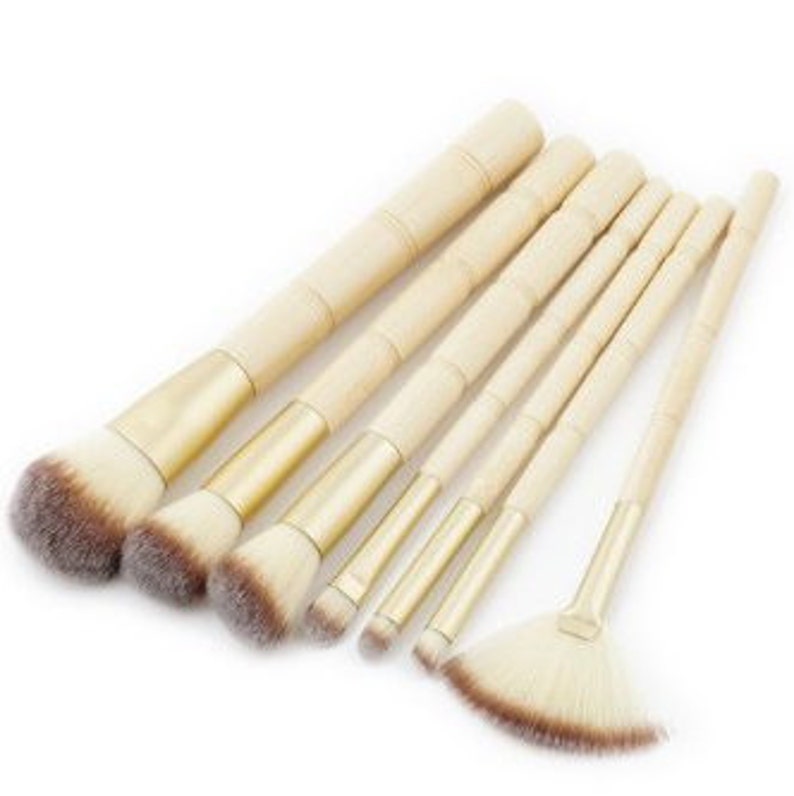 Eco Friendly BAMBOO Makeup Brushes VEGAN and Cruelty Free Multi Makeup Brushes, 10% sales donated to animal charities image 6