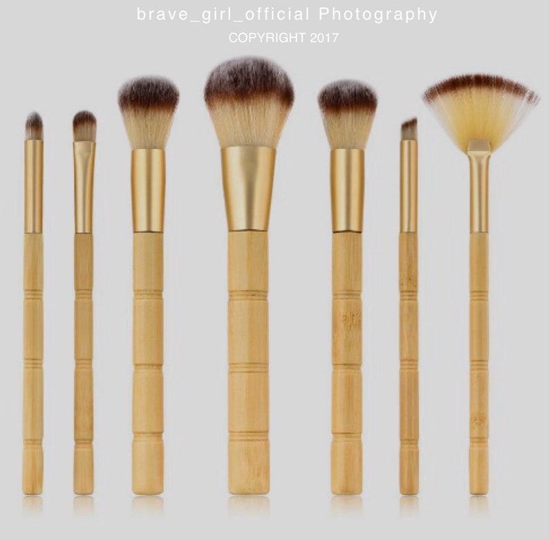 Eco Friendly BAMBOO Makeup Brushes VEGAN and Cruelty Free Etsy