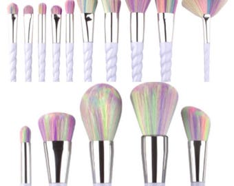 SALE!!! Unicorn Makeup Brushes VEGAN and Cruelty Free Multi Makeup Brushes. 10% sales donated to Breast Cancer